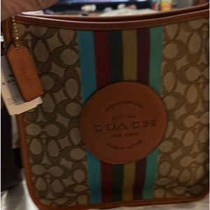 Coach PBBL Tab SB crossbody guitar strap new has tags retail $350
